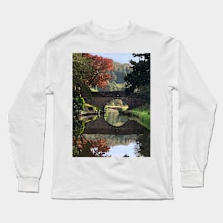 Leek and Calder Canal Watercolour Long Sleeve T-Shirt